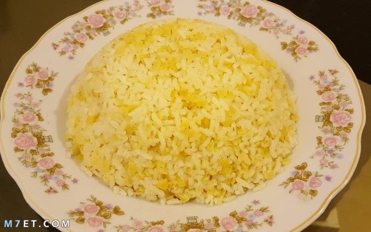 طريقة عمل العدس الاصفر بالارز