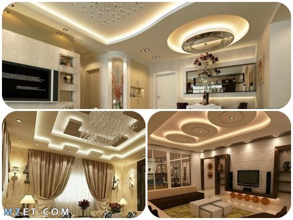 ديكورات جبس أسقف راقية 2021 شقق وفلل