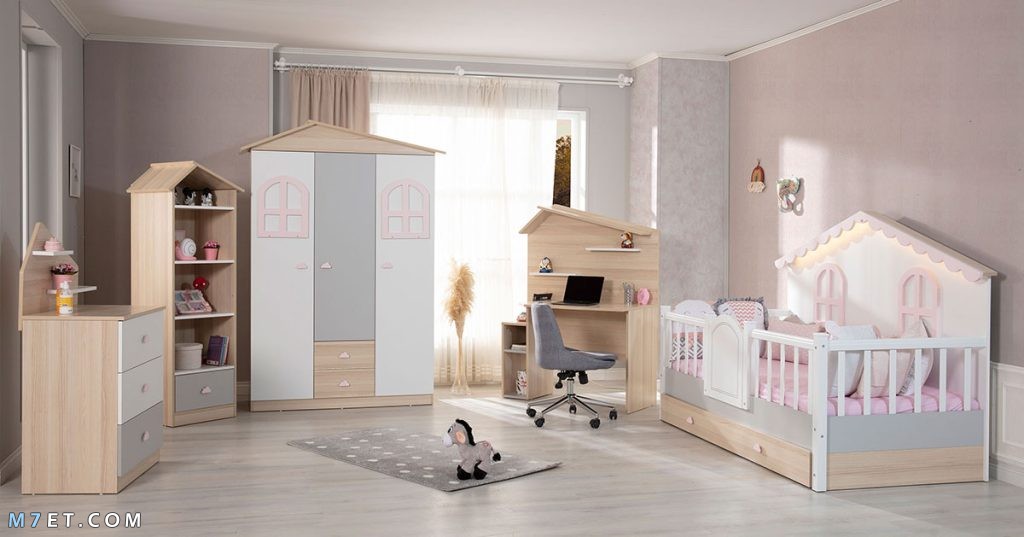 60+ اجمل غرف نوم اطفال 2022 kids rooms خشب كاملة بتصاميم والوان مميزة Baby bedrooms m7et.com 16 صورة رقم 158
