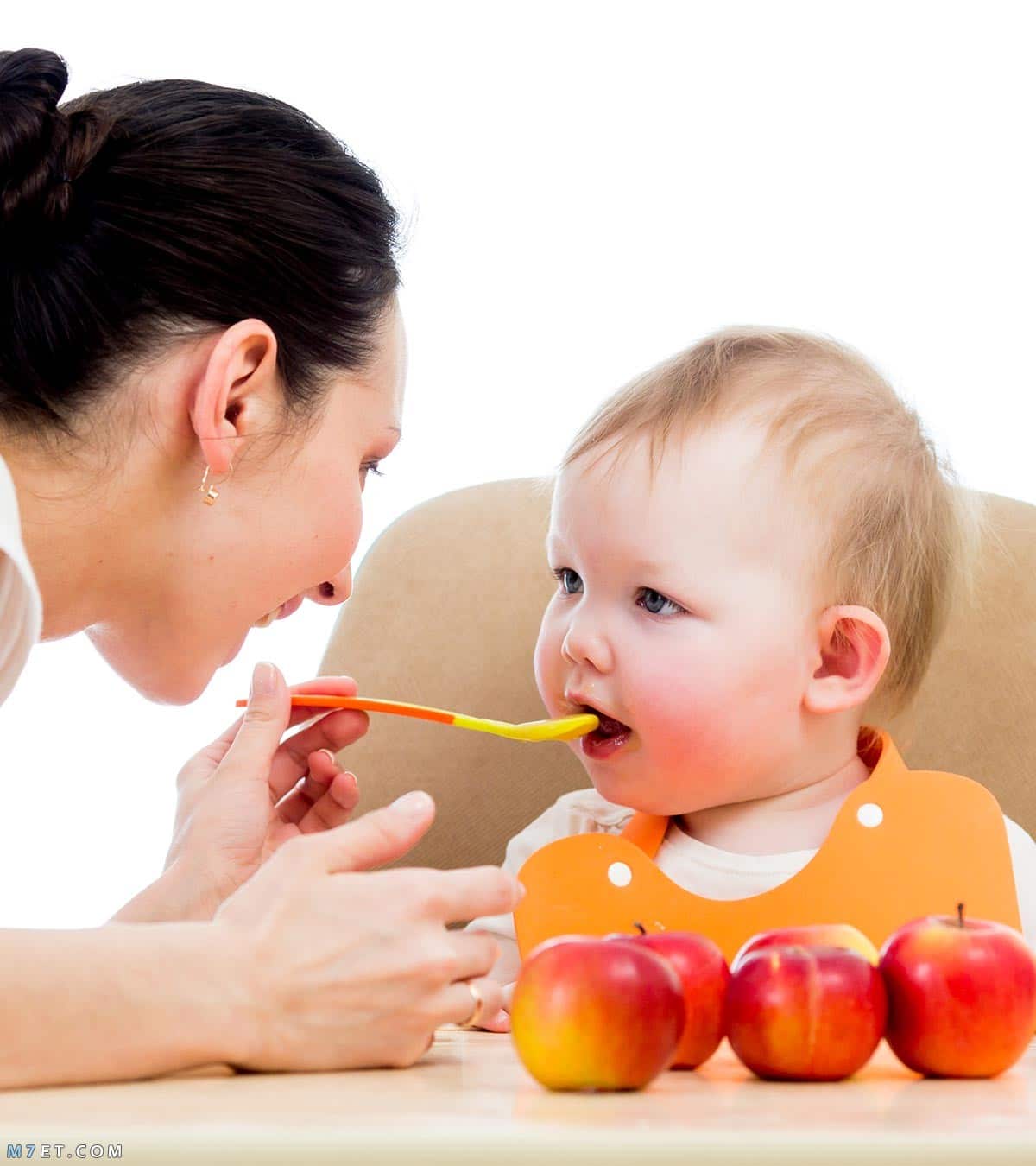 فوائد التفاح للاطفال  