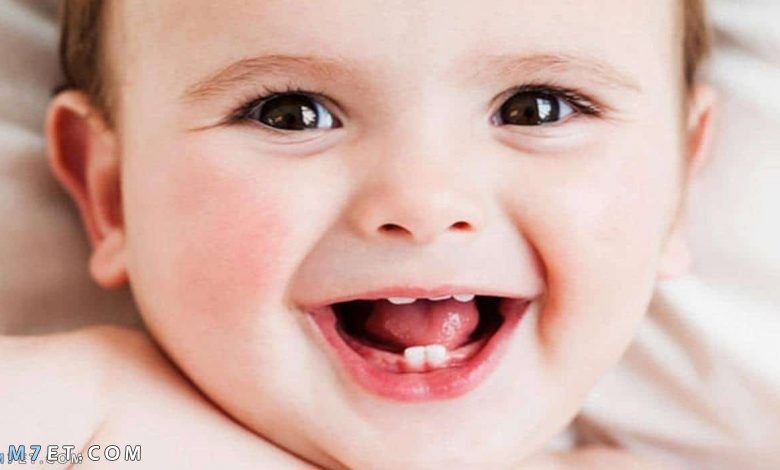 وقت ظهور الاسنان عند الاطفال