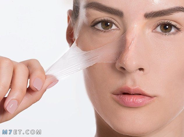 ازالة الجلد الميت من الوجه