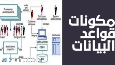 Photo of مكونات قاعدة البيانات | 5 مكونات لقاعدة البيانات