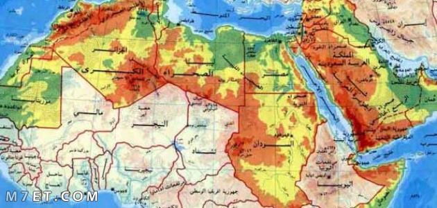 الوطن العربي | حدوده ومساحته وأهمية موقعه الجغرافي والإقتصادي 2022