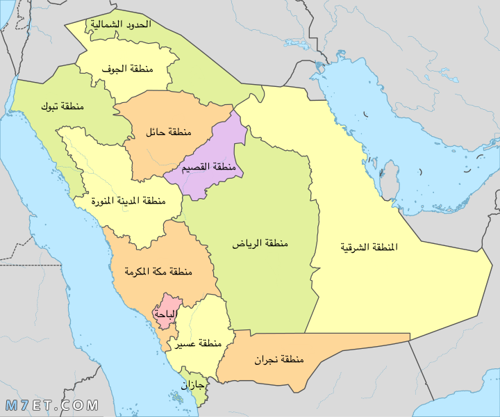 مناطق السعودية ومحافظاتها