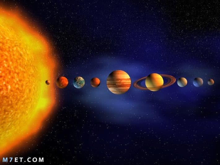 ترتيب كواكب المجموعة الشمسية