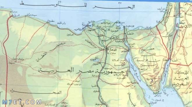 ترتيب محافظات مصر من حيث المساحة