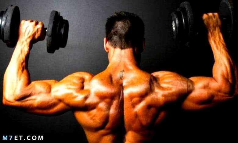 بناء العضلات في شهر