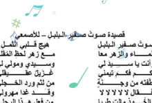 Photo of قصيدة الاصمعي – قصة قصيدة صفير البلبل