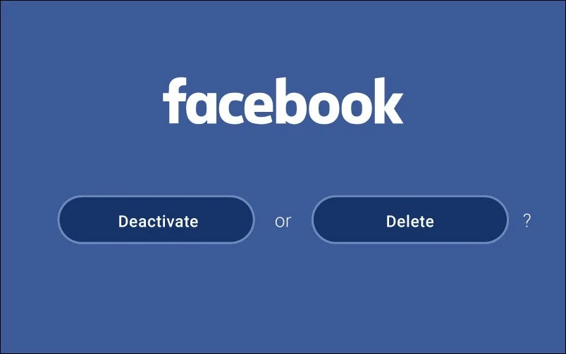 الغاء تنشيط حساب فيس بوك