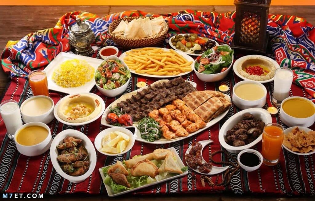 جدول أكل رمضان 30 يوم