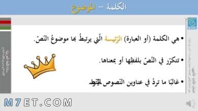 Photo of الكلمات المفتاحية في اللغة العربية