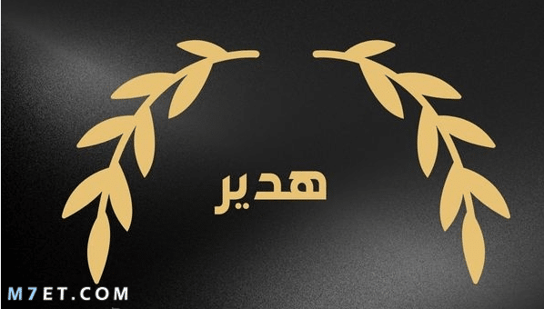 معنى اسم هدير